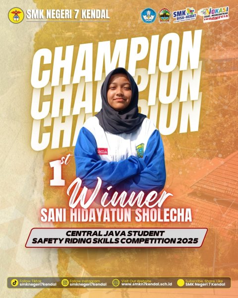 Juara 1 dalam Ajang Bergengsi Central Java Student Riding Skills Competition 2025