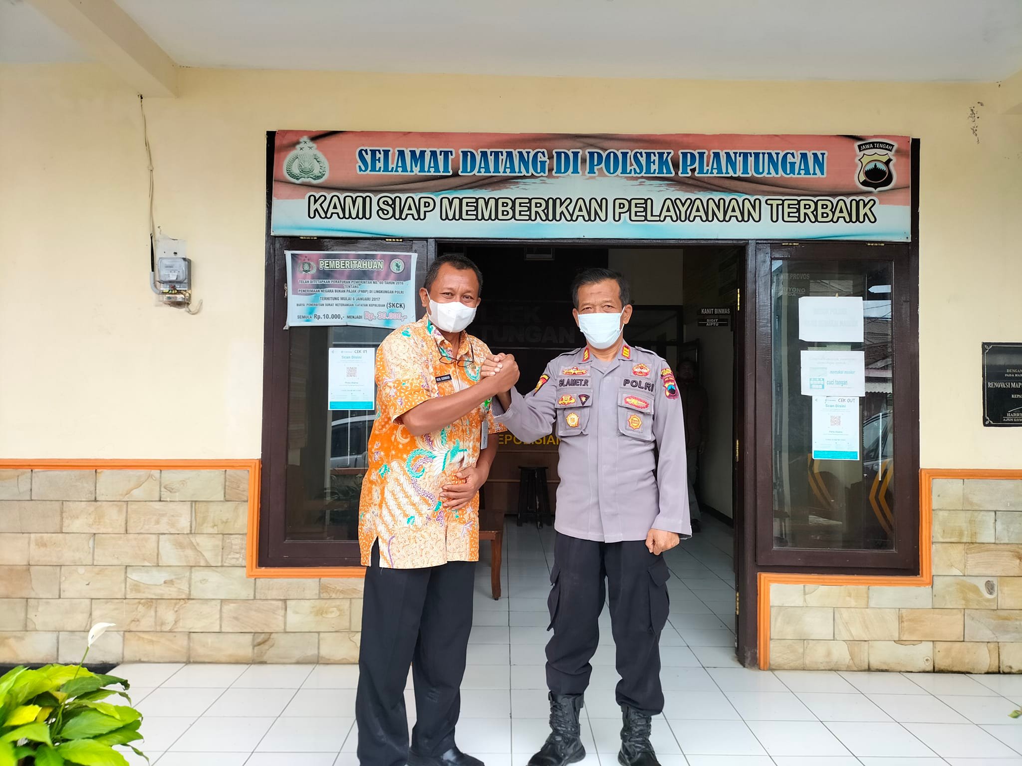 Kepala SMK Negeri 7 Kendal berkunjung ke Forum Komunikasi tingkat Kecamatan Plantungan
