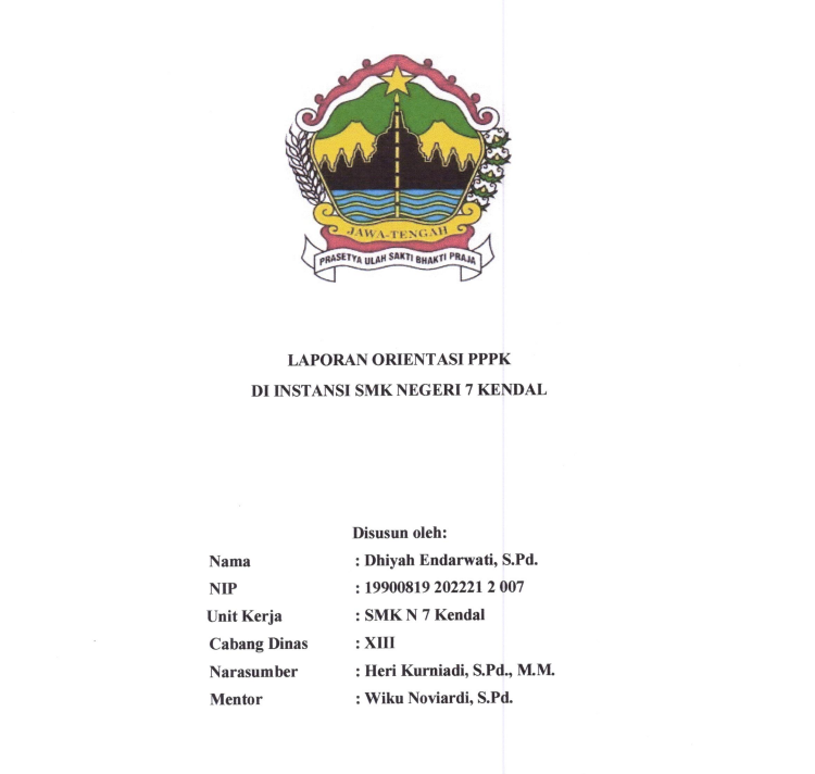 Jurnal Orientasi PPPK Dhiyah Endarwati SMKN 7 Kendal
